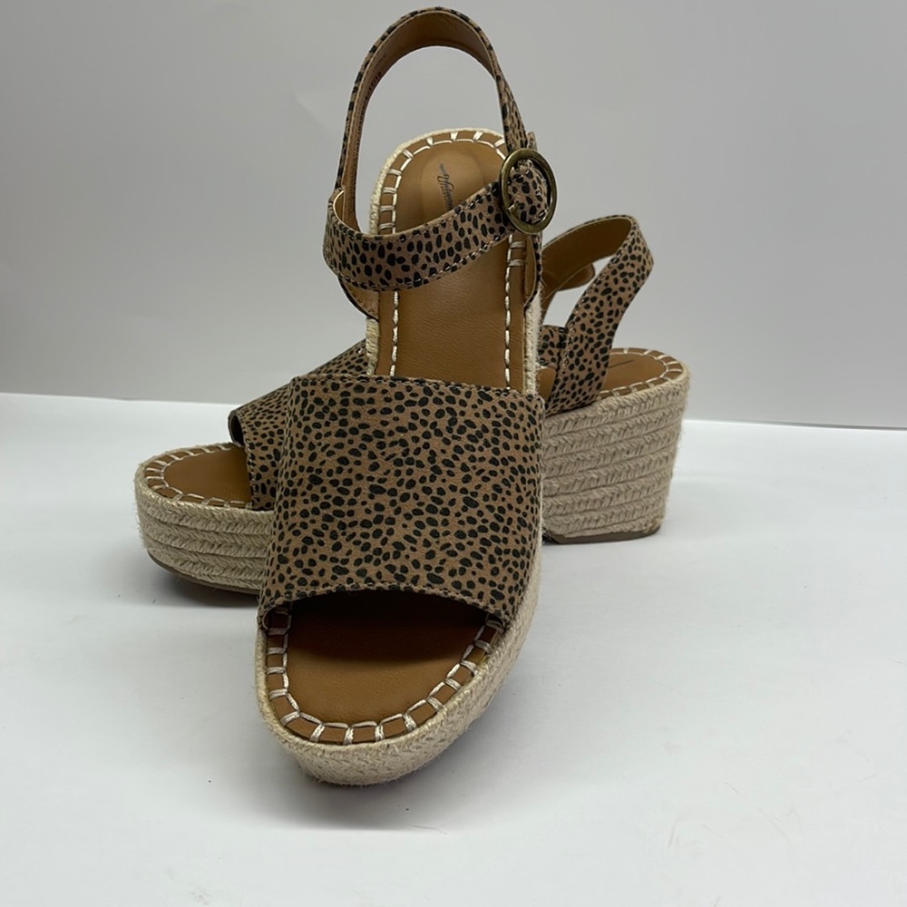 Cheetah Print Sandals